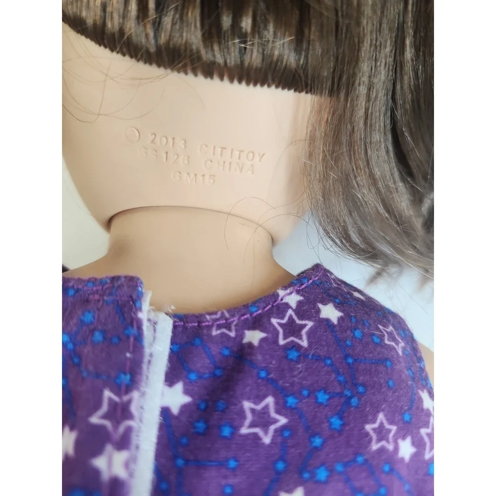 My Life Doll 2013 Brown Wavy Hair With Purple Star Dress Has  Blemishes‎ Photos